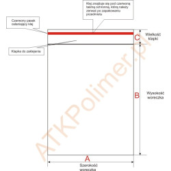 PP 25 mik 13x13+4 100 szt. Worki foliowe zaklejane Opakowania.eu