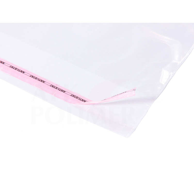 Worki foliowe zaklejane PP CAST 25 mik 30x35+5 100 szt. Opakowania.eu