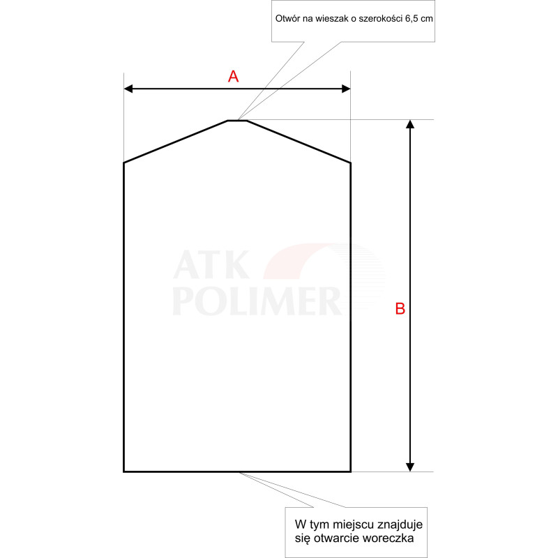 Worki foliowe skosy 50x120 100 szt Opakowania.eu